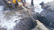 ГНБ прокол, Саранск, новостройка, завершение работы