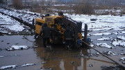 ГНБ прокол, Саранск, бурение пилотной скважины