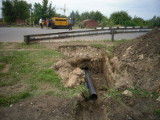 ГНБ прокол 1, Саранск, Сущинского, автодорога