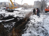 ГНБ прокол, Саранск,  водопровод, завершение бурения пилотной скважины