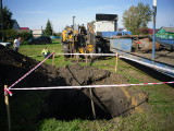 ГНБ прокол в пригороде, Саранск, пилотное бурение